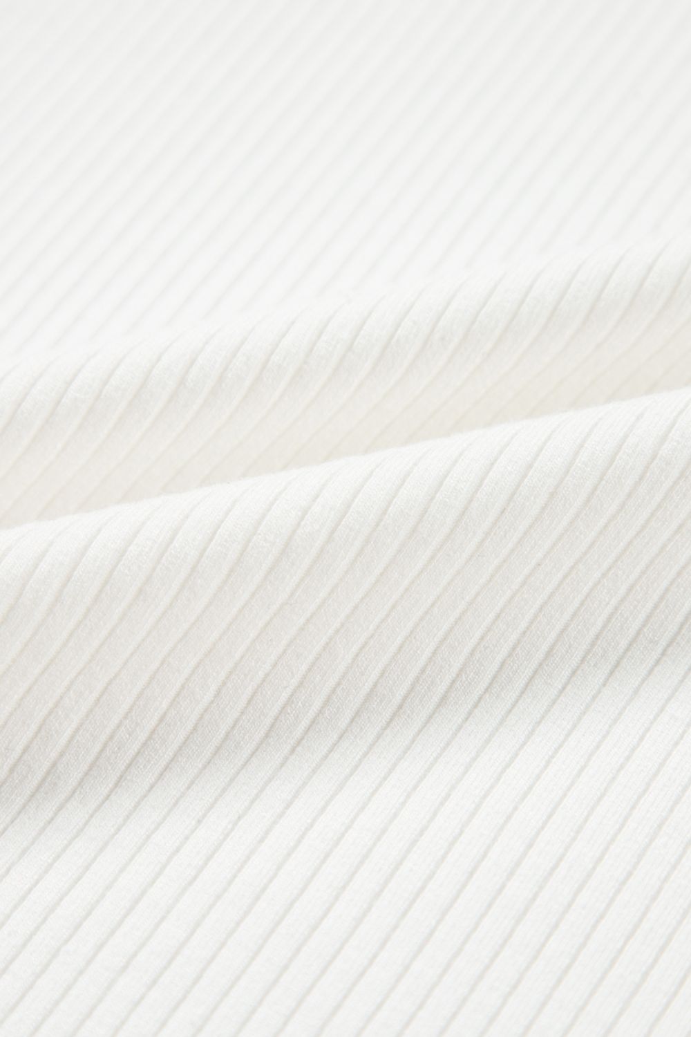 Eyelet Short Sleeve Patchwork Ribbed Top