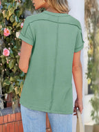 Round Neck Short Sleeve T-Shirt