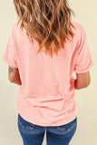 Pumpkin Graphic Round Neck Long Sleeve T-Shirt - felvior