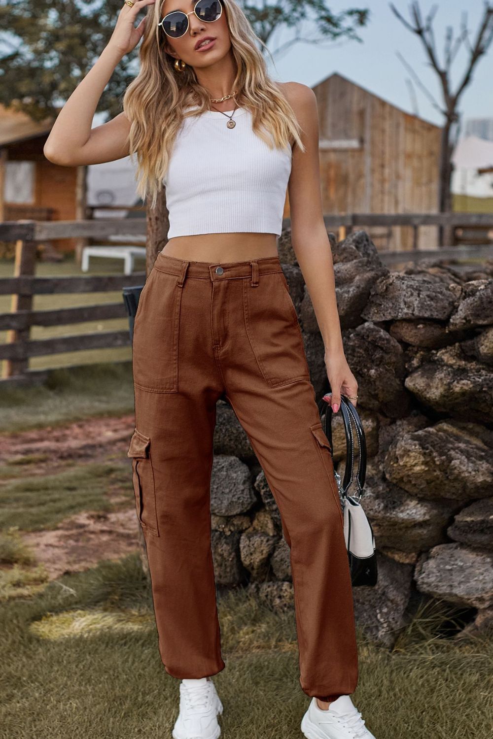 Long Jeans with Pocket - felvior