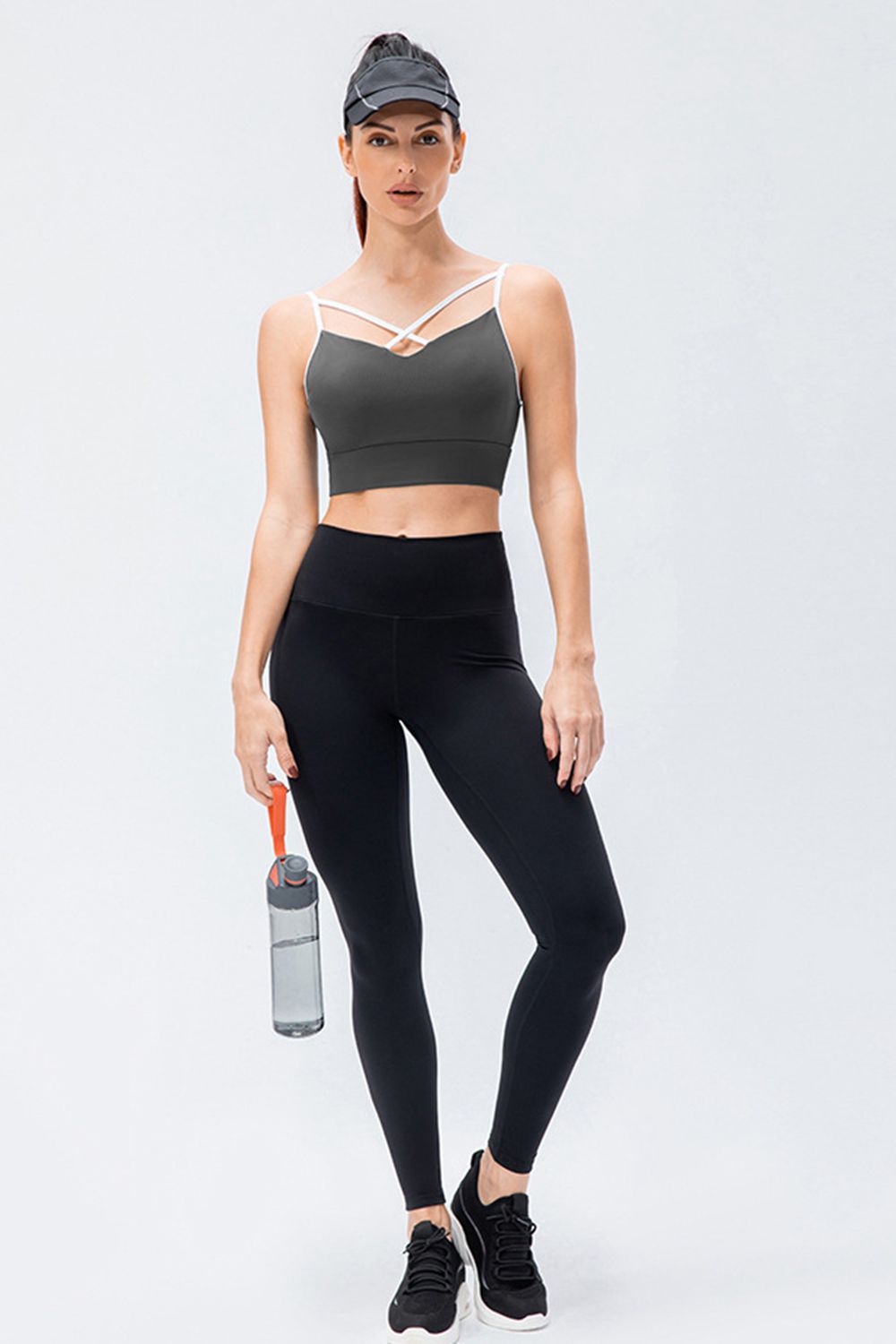 Wide Waistband Slim Fit Active Leggings - felvior