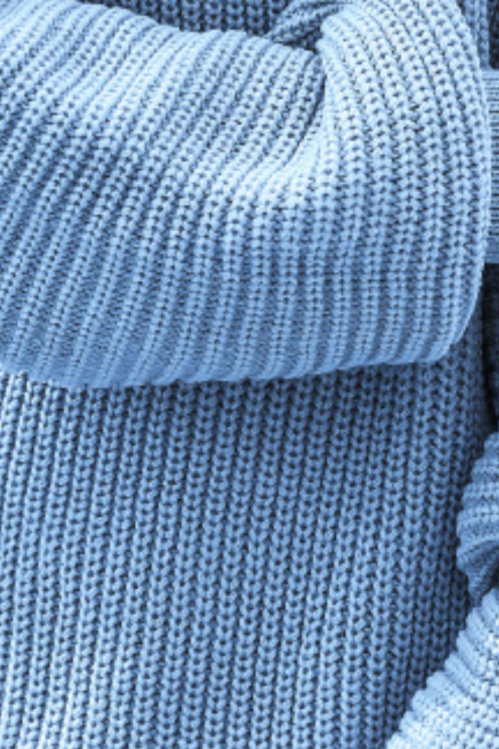 Boat Neck Long Sleeve Mini Sweater Dress - felvior