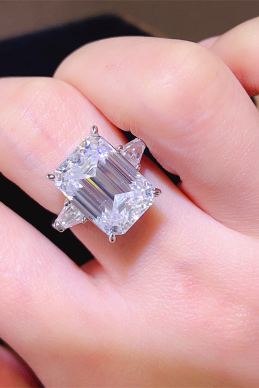 5 Carat Moissanite 925 Sterling Silver Ring - felvior
