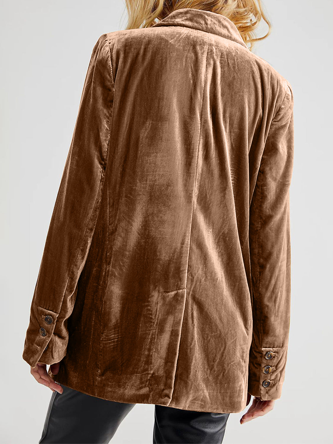 Langarmblazer mit Reverskragen und Taschen Zweitbild