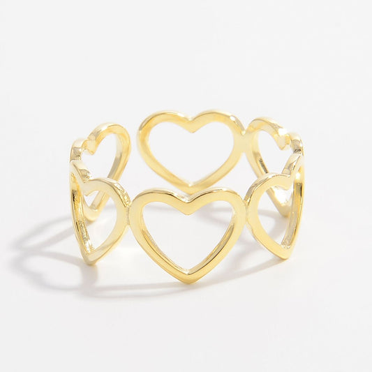 925 Sterling Silver Heart Ring - felvior