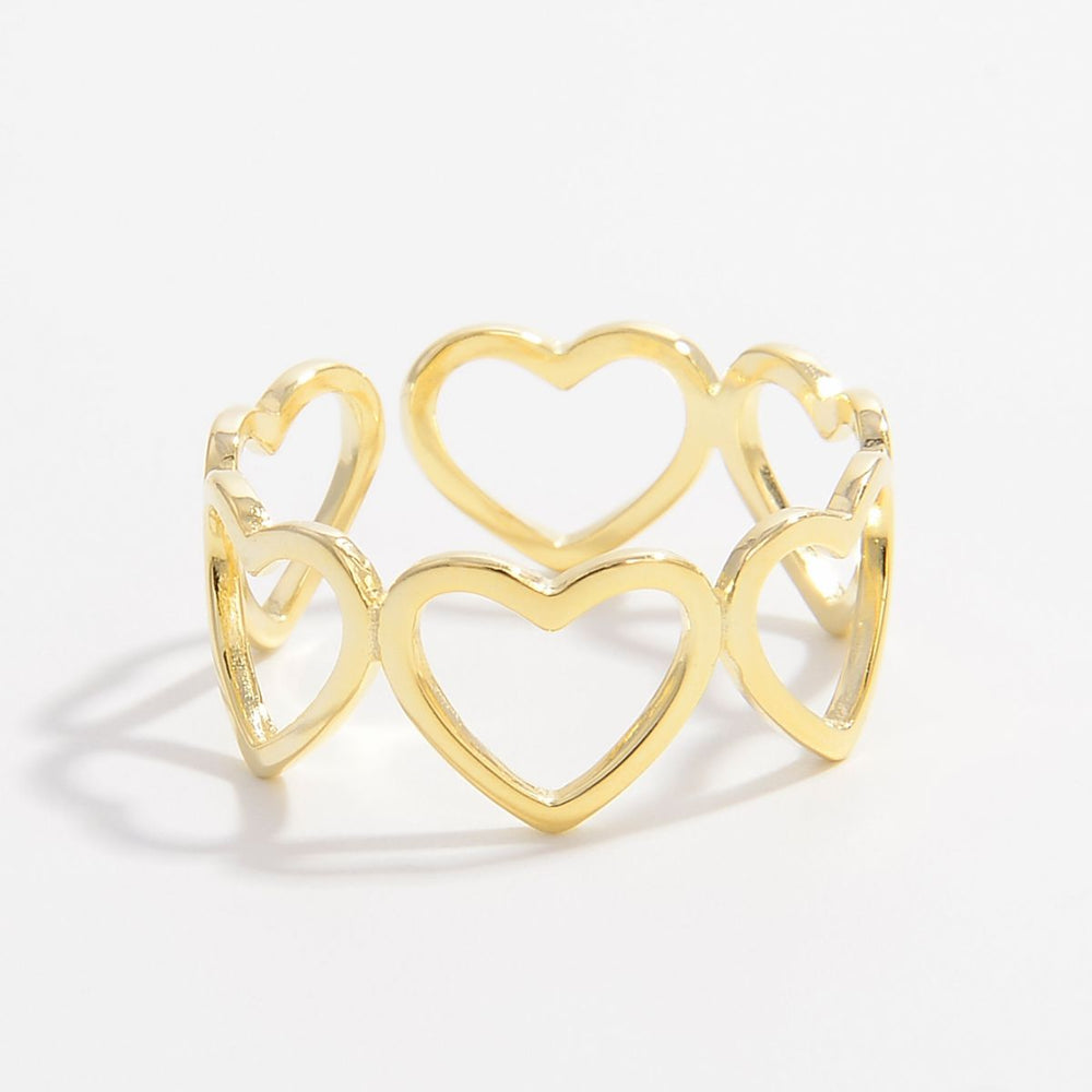 925 Sterling Silver Heart Ring - felvior