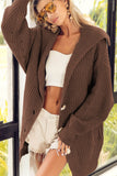 Button Down Collared Neck Cardigan - felvior