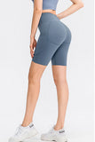 Wide Waistband Sports Shorts with Pockets - felvior