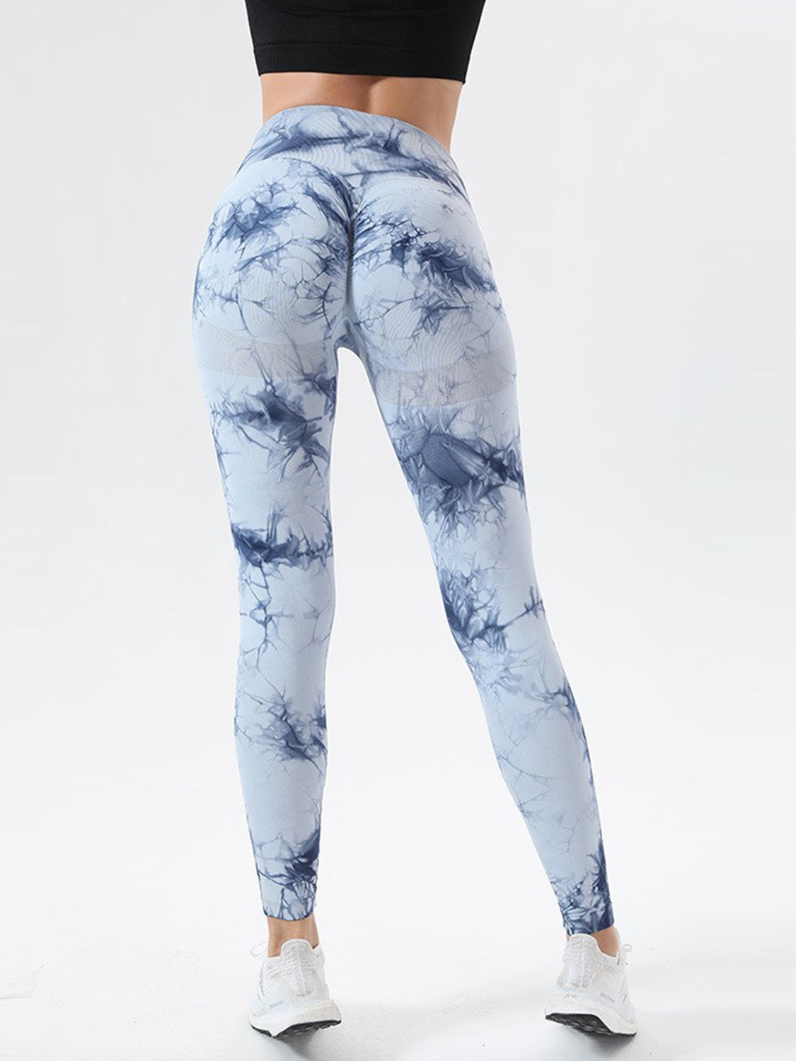 Tie-Dye High Waist Active Leggings - felvior