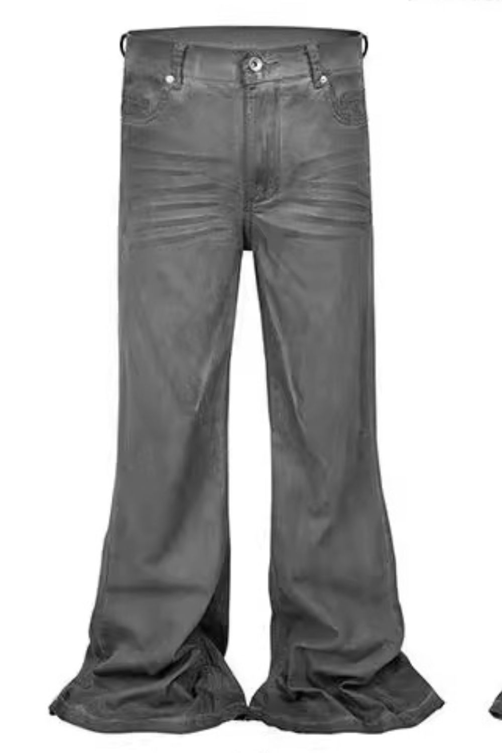 Men's Washed Flare Jeans - felvior