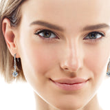 2 Carat Moissanite 925 Sterling Silver Earrings - felvior