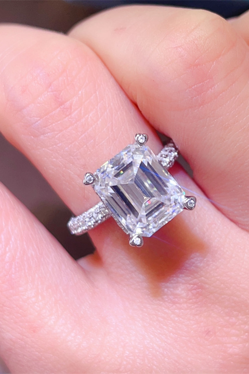 5 Carat Moissanite 925 Sterling Silver Ring - felvior