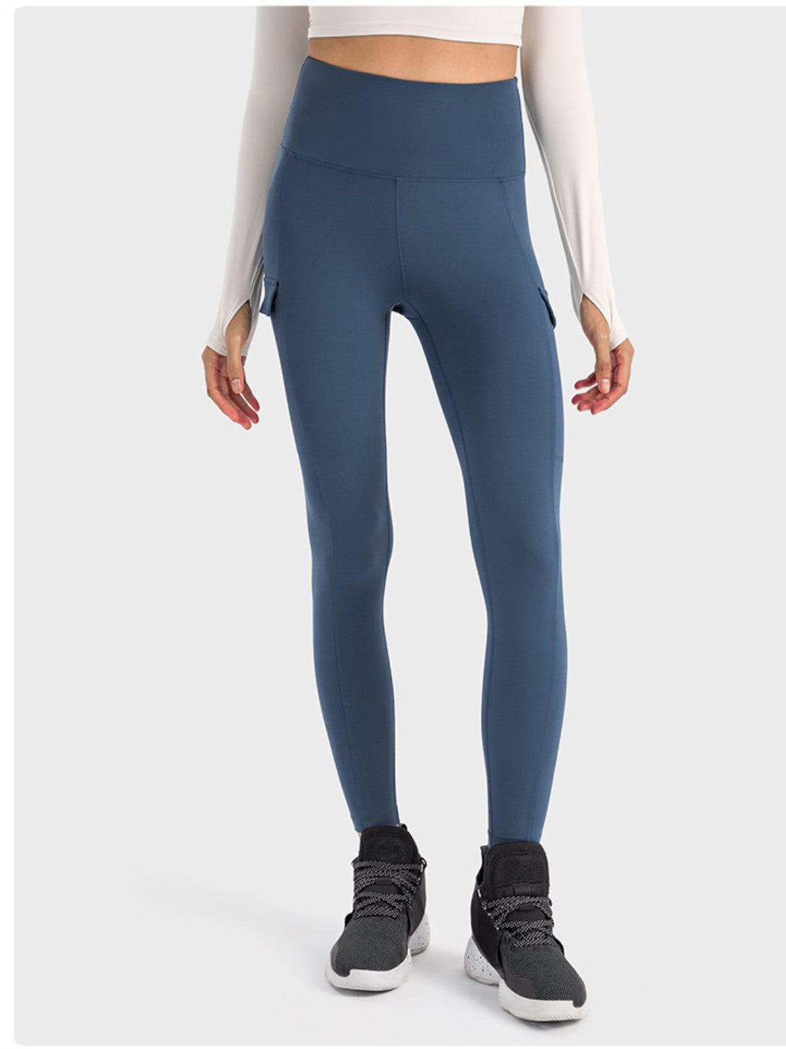 Millennia Wide Waistband Sports Leggings - felvior