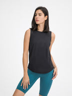 Millennia Cutout Back Round Neck Active Tank