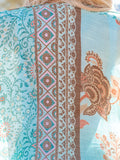 Printed Open Front Cover-Up - felvior