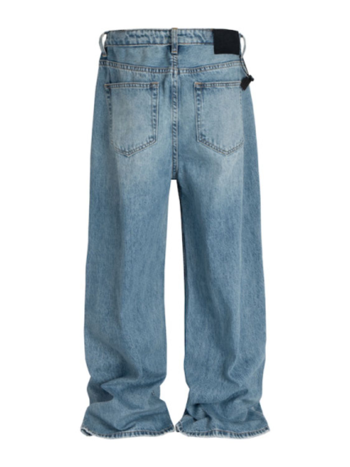 Men's Wide Straight Jeans with Pockets Zweitbild