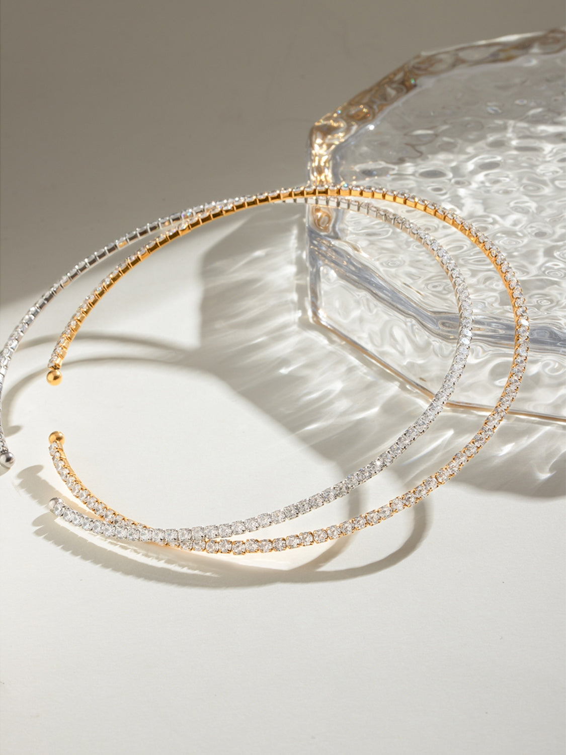 Stainless Steel Inlaid Zircon Necklace - felvior