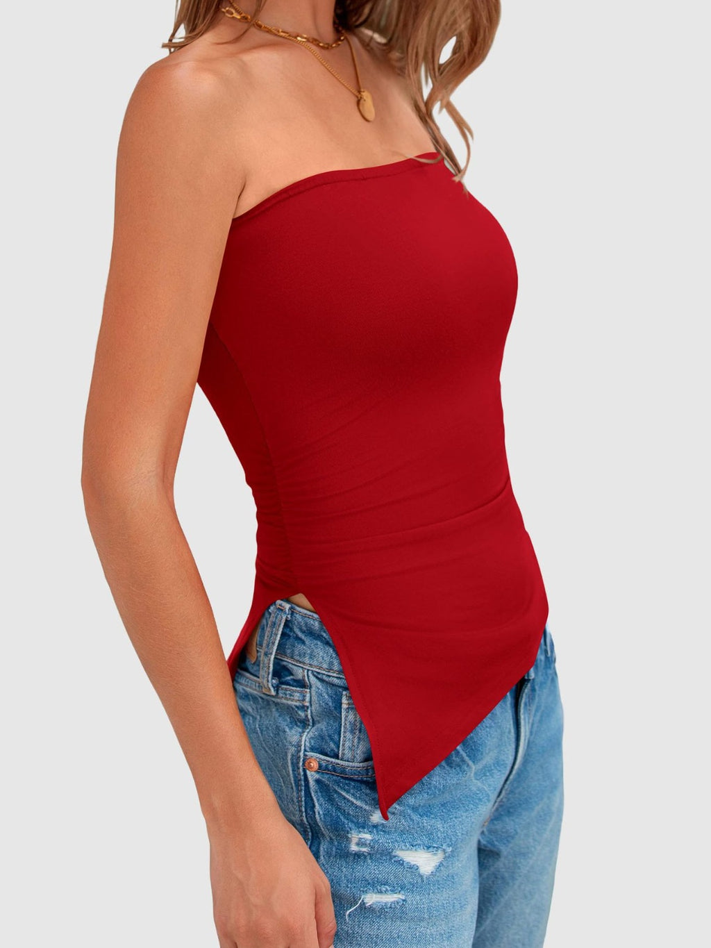 Side Slit Tube Top