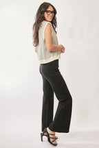 Davi & Dani French Terry Boxy Fit Striped Sweater Vest