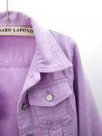 Full Size Cropped Denim Jacket Plus Size