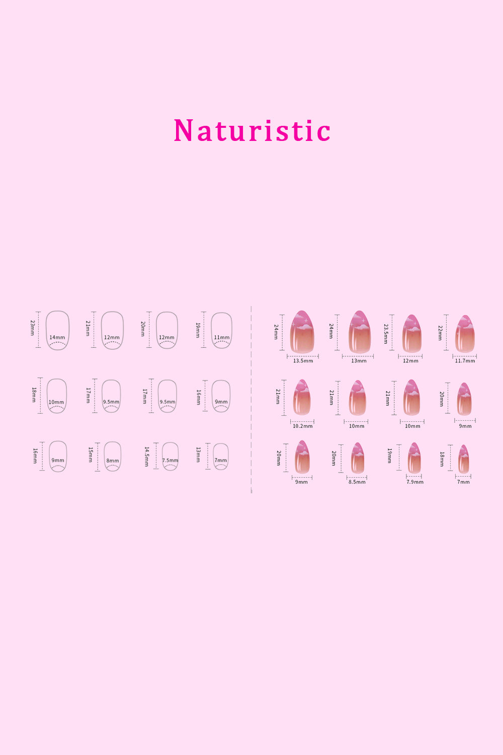 SO PINK BEAUTY Press On Nails 2 Packs - felvior
