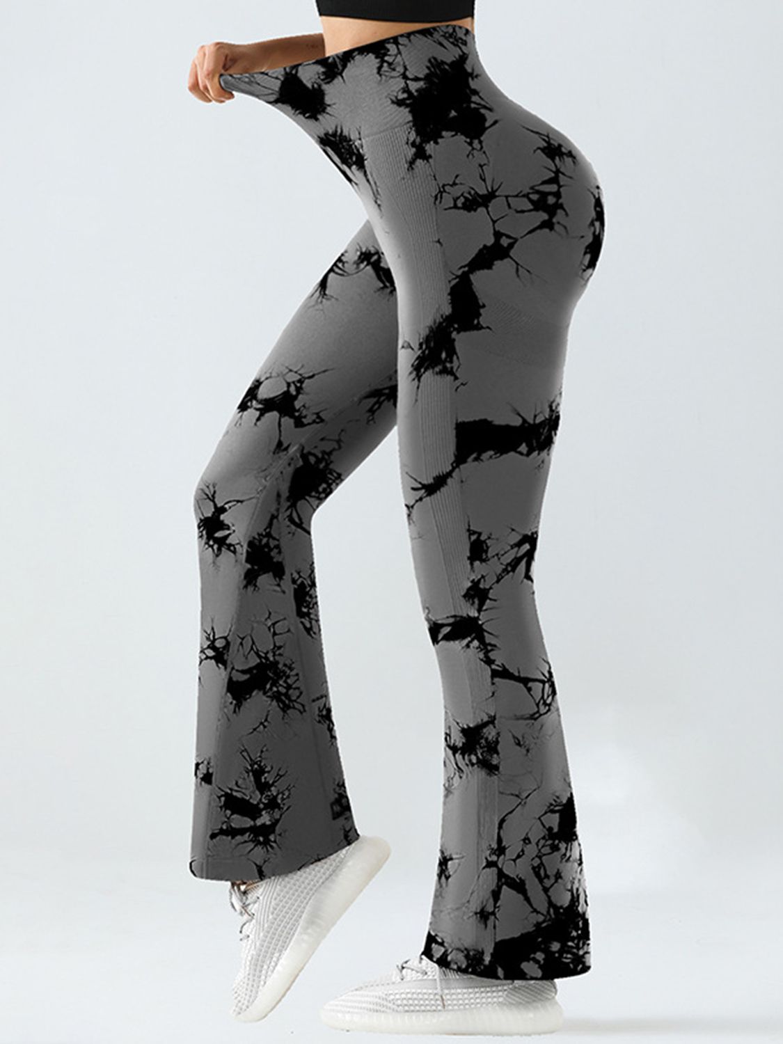 Tie-Dye High Waist Active Leggings - felvior