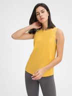 Millennia Cutout Back Round Neck Active Tank