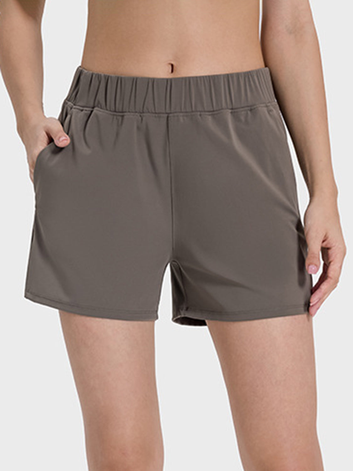 Millennia Elastic Waist Active Shorts - felvior