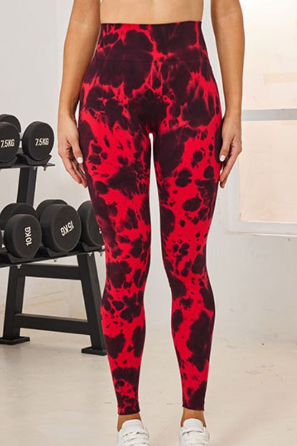 Tie-Dye High Waist Active Leggings - felvior