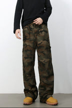 Men's Camouflage Loose Fit Jeans