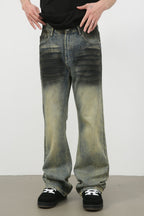 Men's Bootcut Jeans with Pockets