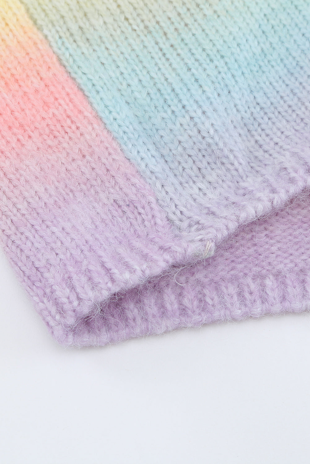Gradient Open Front Drop Shoulder Cardigan - felvior