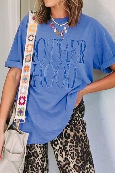 MOTHERHOOD Letter Graphic T-Shirt - felvior
