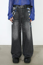 Men's Wide Leg Jeans