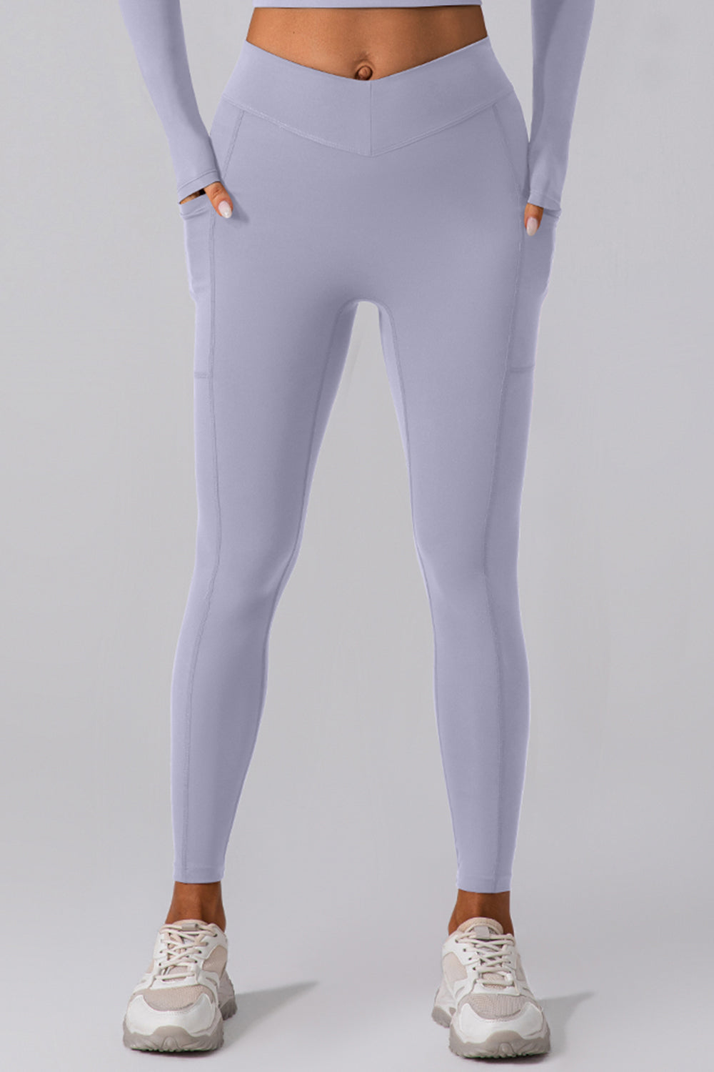 High Waist Active Leggings with Pockets - felvior