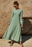 Puff Sleeve Flounce Dress - felvior