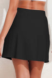 Slit Swim Skort with Pockets - felvior