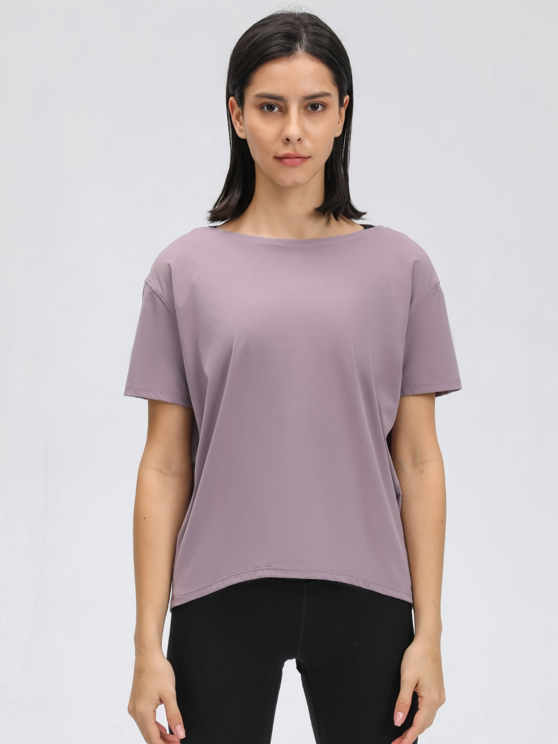 Millennia Round Neck Short Sleeve Active T-Shirt
