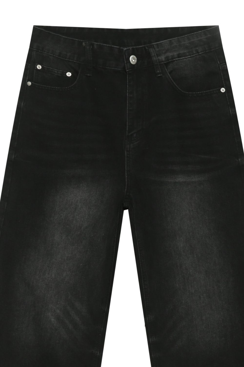 Men's Mid Rise Wide Leg Jeans