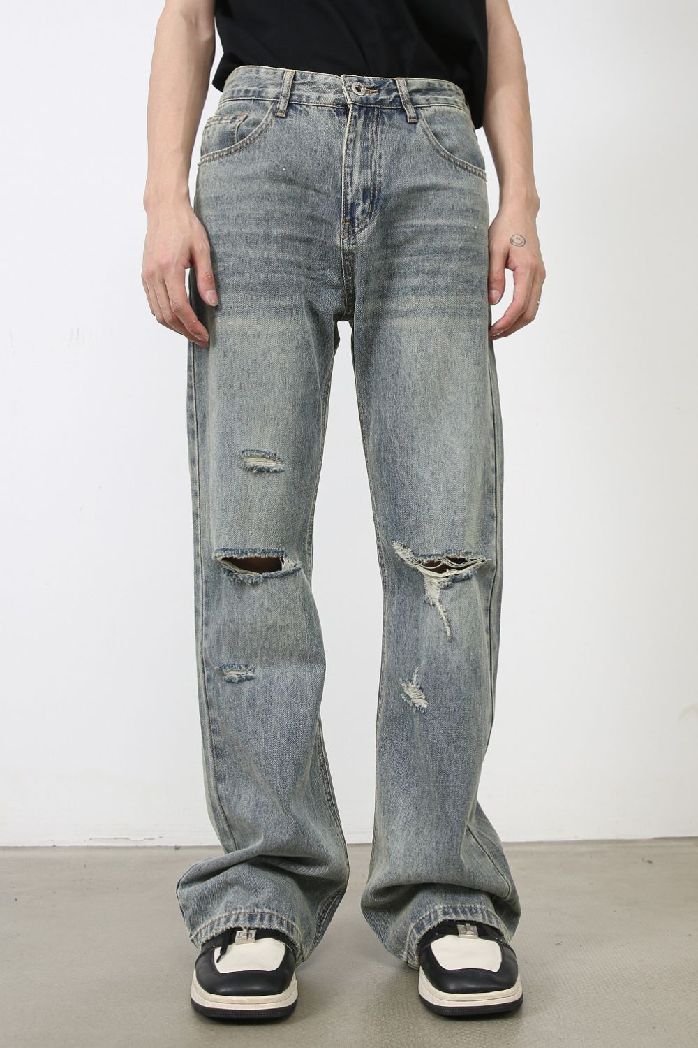 Men's Distressed Jeans Zweitbild