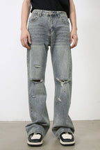 Men's Distressed Jeans