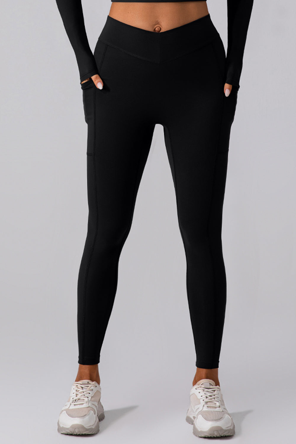 High Waist Active Leggings with Pockets - felvior