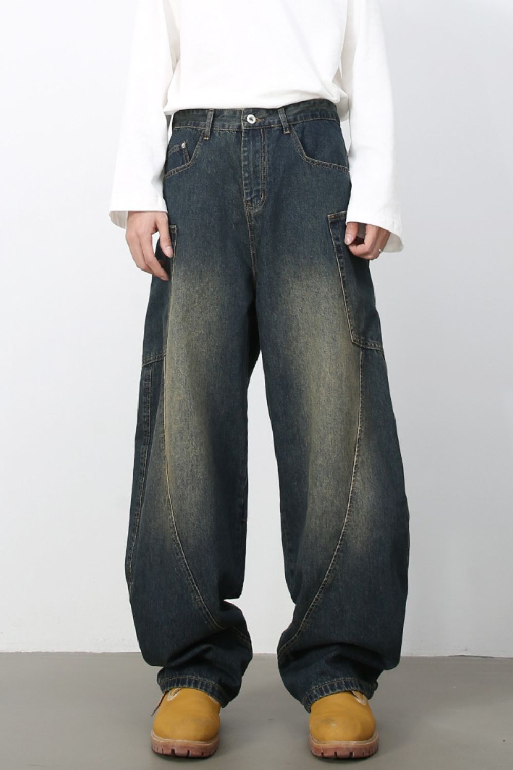 Men's Wide Leg Jeans