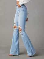 Distressed Jeans with Pockets