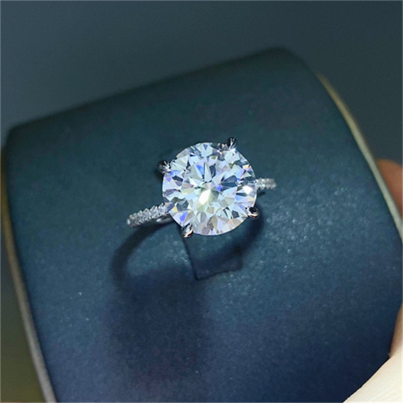 5 Carat Moissanite 925 Sterling Silver Ring - felvior