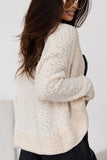 Solid Color Open Front Cardigan - felvior