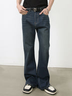 Men's Bootcut Jeans with Pockets
