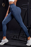 Wide Waistband High Waist Active Leggings - felvior
