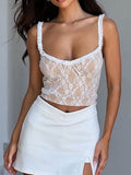 Frill Bow Lace Cami - felvior