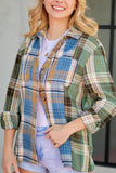 Plaid Button Up Long Sleeve Shirt - felvior